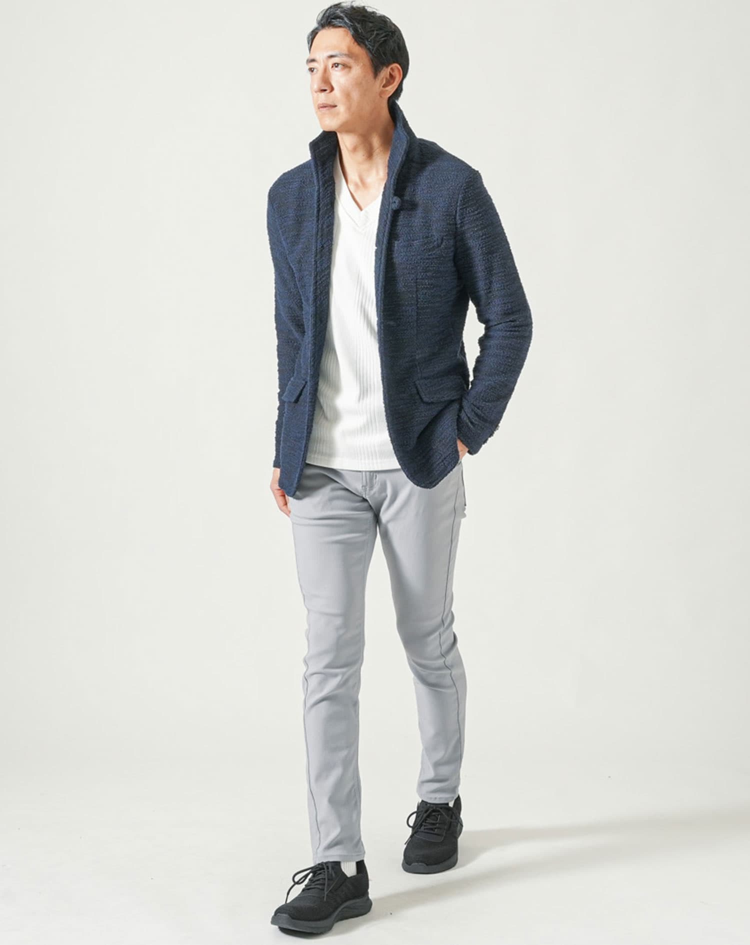 ハンズフリーレースアップスニーカー