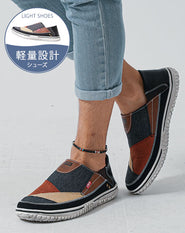 EDWIN(エドウィン)軽量設計2WAYデニムスリッポンスニーカー