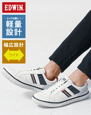 PUレザーストレッチスリッポンスニーカー