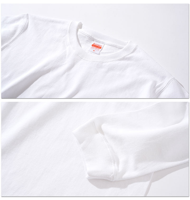 グレーストレッチジャケット×白厚手長袖Tシャツ 50代メンズ2点トップスコーデセット biz