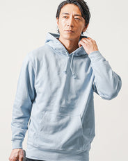 裏パイルスウェット長袖プルオーバーパーカー