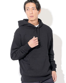 綿100％12.7オンスヘビーウェイト裏パイル地スウェットプルオーバーパーカー