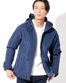 防風撥水ラグランスリーブスポーティシェルパーカー