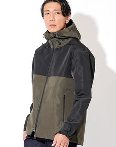 防風撥水スイッチカラーマウンテンシェルパーカー