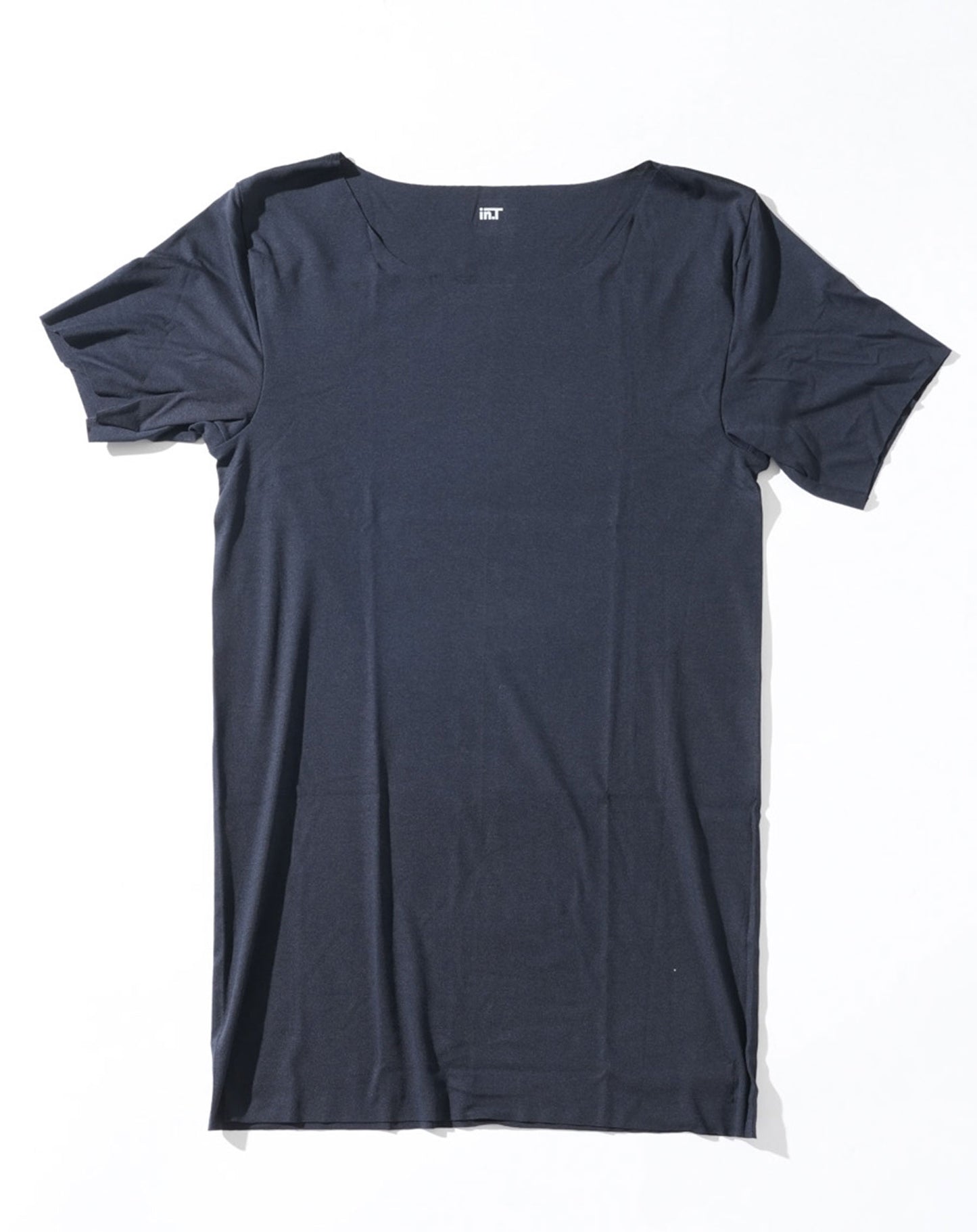 Tシャツ専用インナー　汗取りパット付きカットオフUネック短半袖Tシャツ