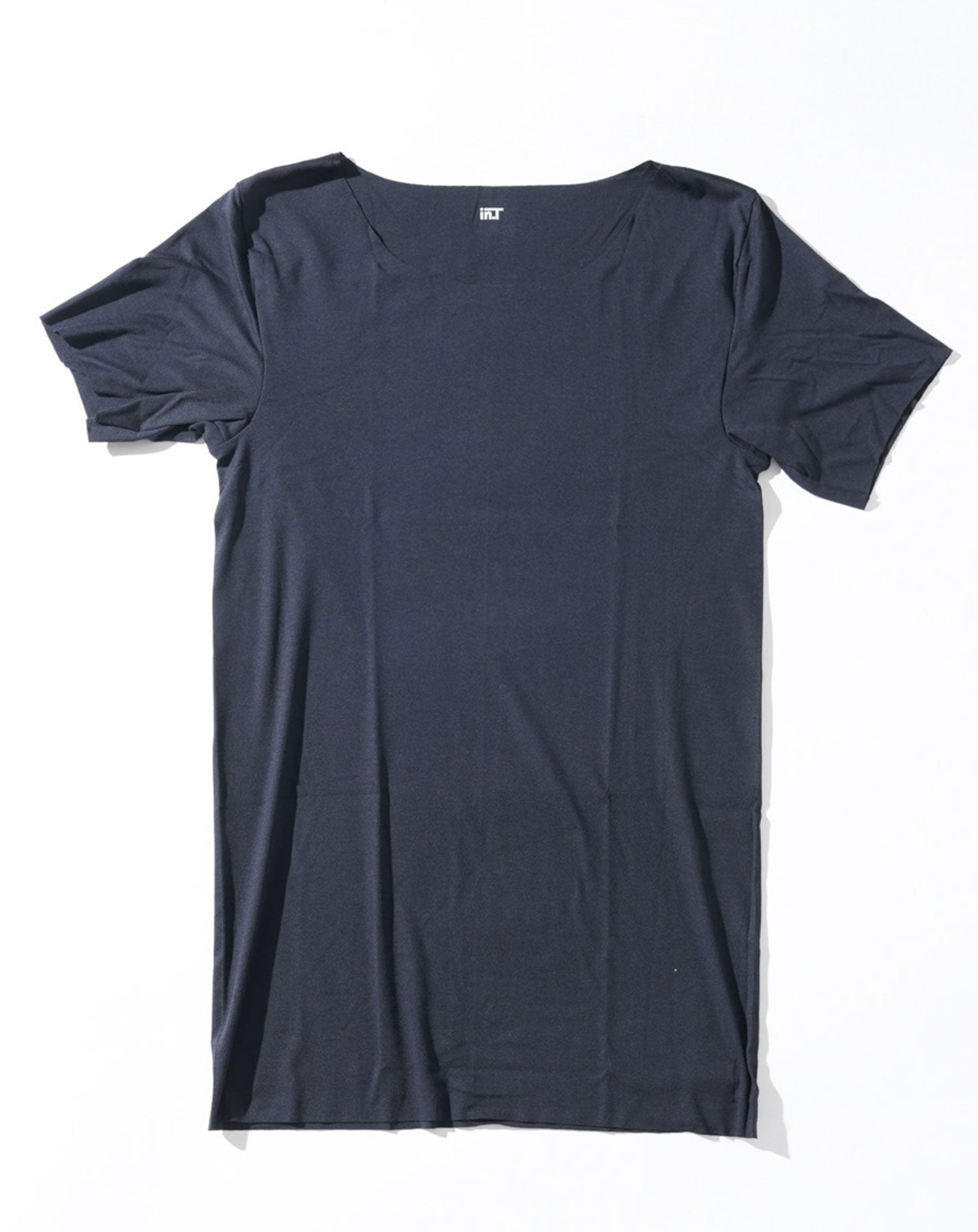 Tシャツ専用インナー　汗取りパット付きカットオフUネック短半袖Tシャツ