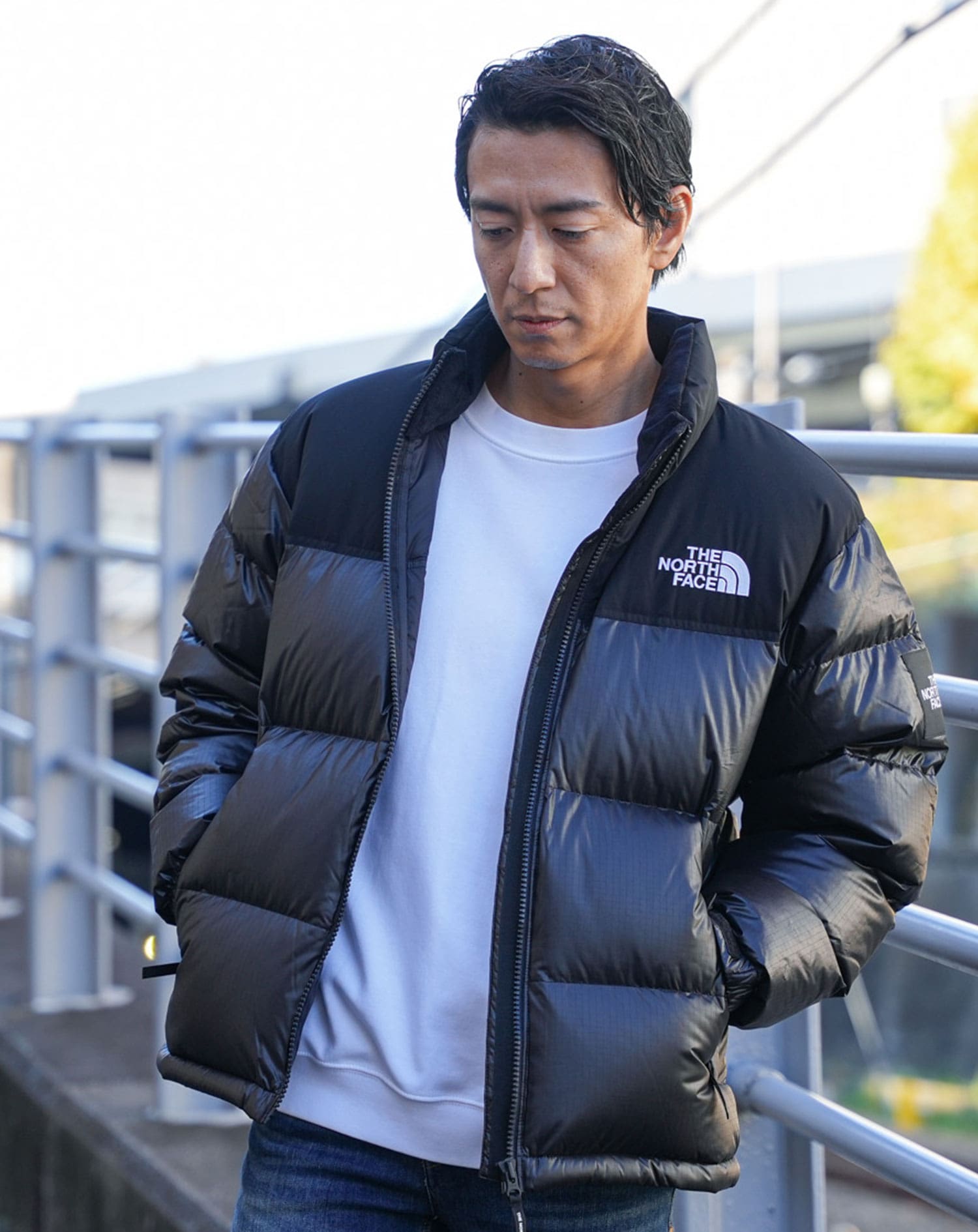 ザ・ノース・フェイス(THE NORTH FACE)エコヌプシダウンジャケット ダウンジャケット アウター メンズ ブランド 冬 おしゃれ 人気  おすすめ ゆったり ショート丈 丈短め コーデ 30代 40代 トレンド 流行り 防寒 暖かい アウトドア ｜ メンズファッション通販  MENZ-STYLE ...