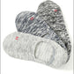 Healthknit 杢スラブ素材ロゴ入りインステップソックス　3点セット