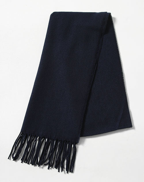 日本製シンプルデザイン無地マフラー