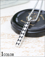 ダイヤデザインプレートネックレス