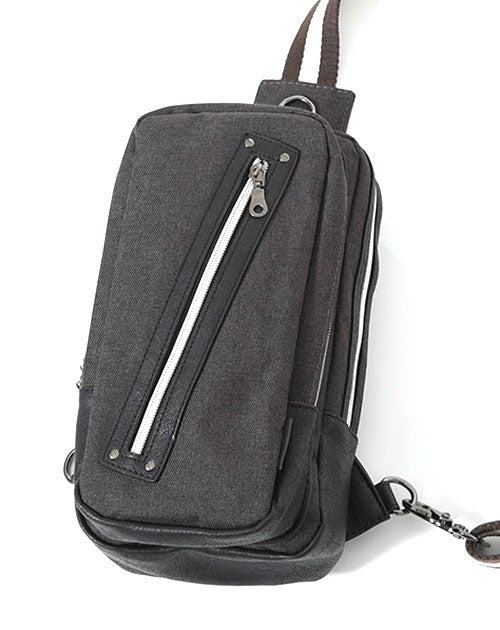 ジップデザインボディバッグ