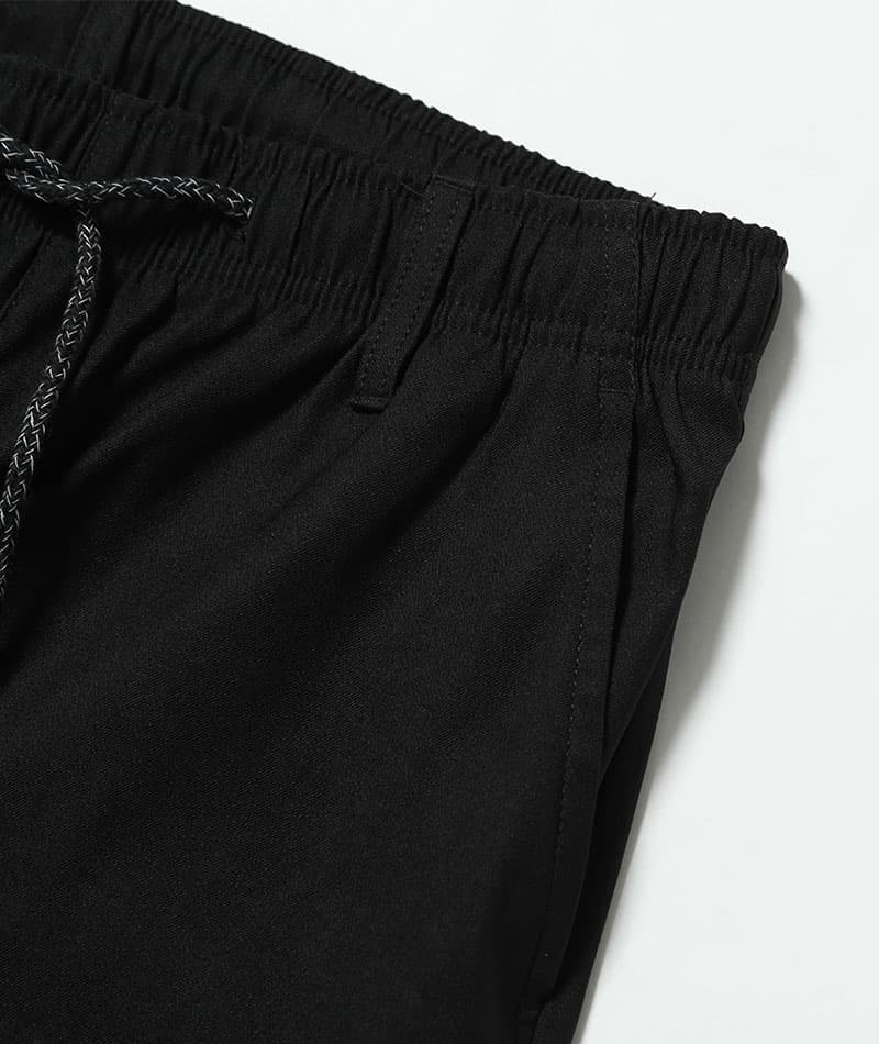 脚が細く見えない接触冷感スーパーストレッチテーパードイージークロップド7分丈パンツ