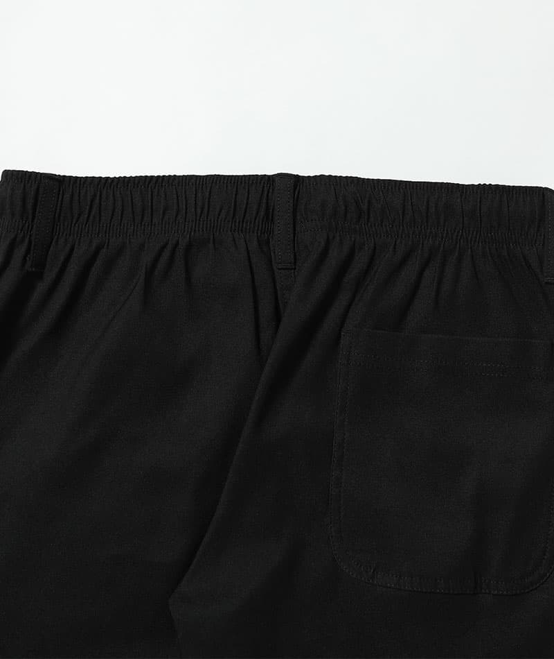 脚が細く見えない接触冷感スーパーストレッチテーパードイージークロップド7分丈パンツ