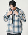 30代向け/オーバーサイズCPO長袖チェックシャツジャケット