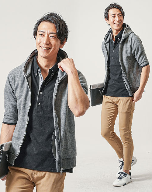 C6530 3点コーデ C6530 3点コーデ ちょいワル・イケオジメンズ夏の3点コーデ