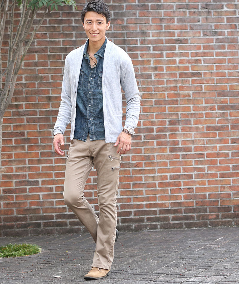 デニムシャツ メンズ ちょいワル ちょい悪 イケオジ