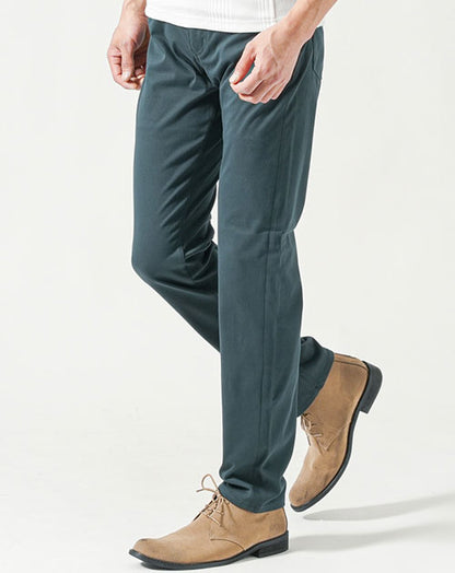 接触冷感スーパーストレッチテーパードチノパンツ