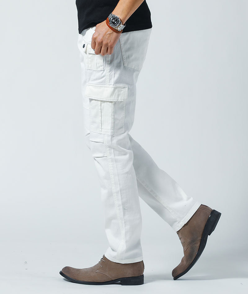 45R　オフホワイト カーゴパンツ サイズ 45R オフホワイト カーゴパンツ サイズ