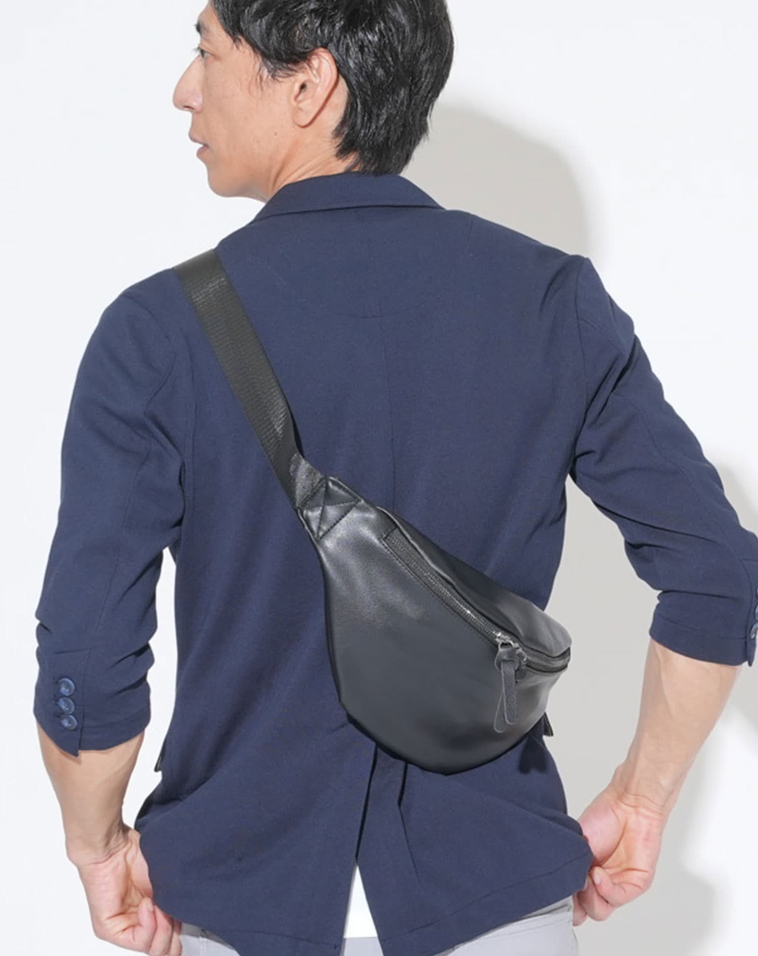 PUレザーショルダーバッグ ｜ メンズファッション通販 MENZ-STYLE