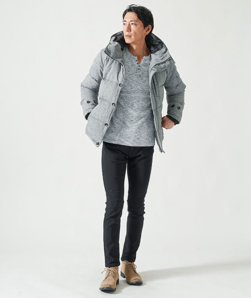 ランダムテレコ編みVネック長袖 ２枚セット