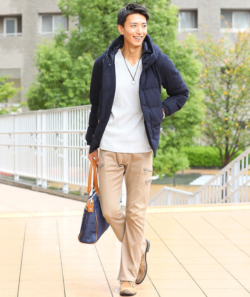 ランダムテレコ編みVネック長袖 ２枚セット