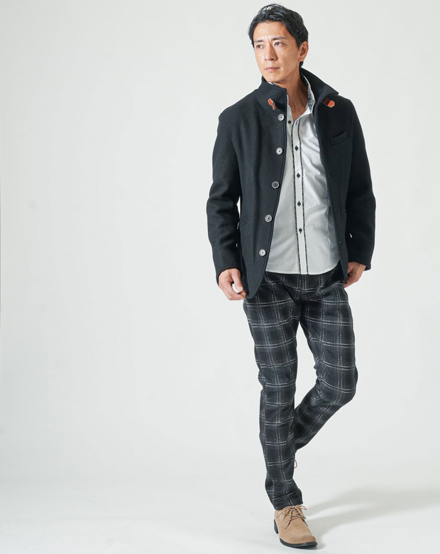 裏フリース極暖スリム見えパンツ