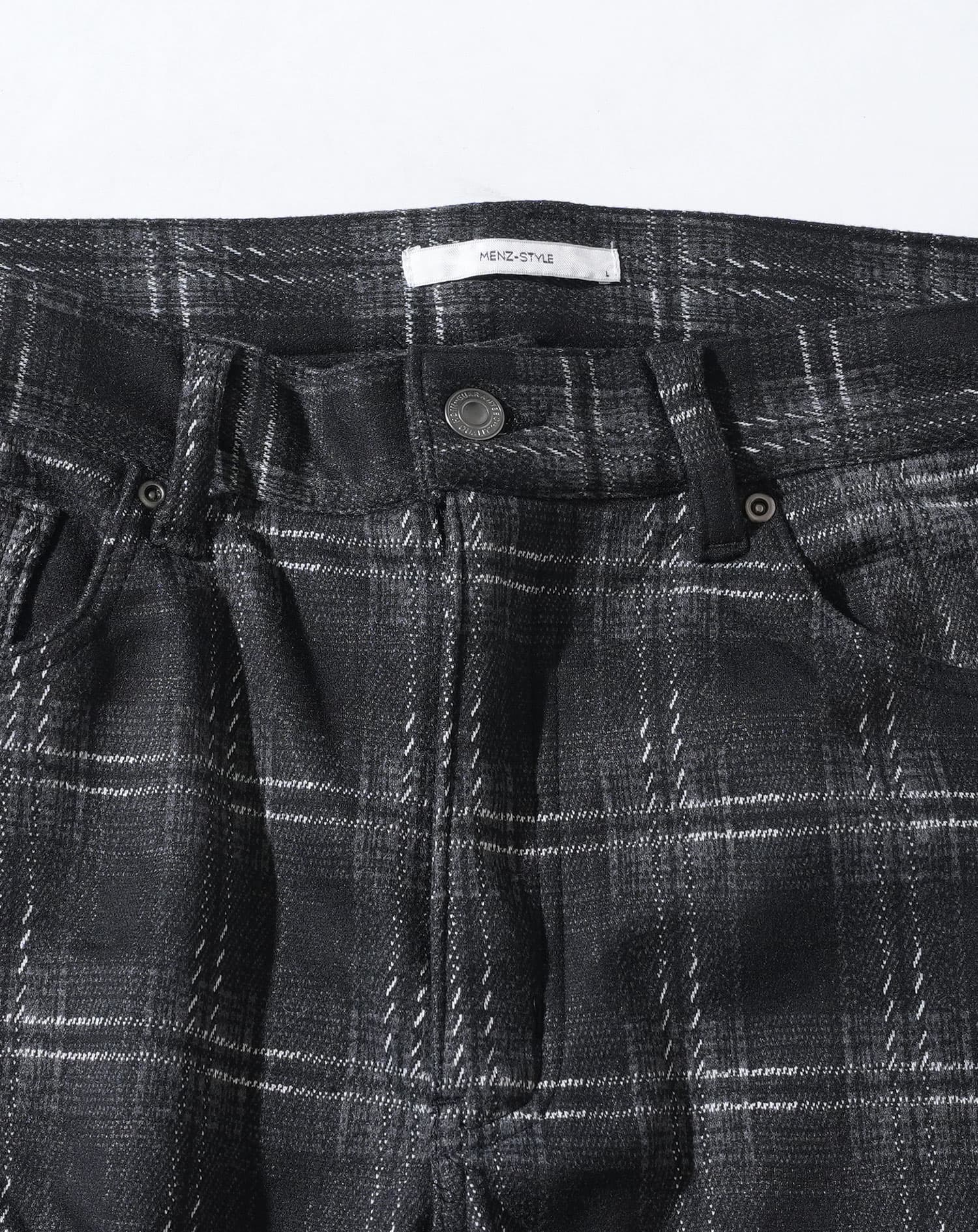 裏フリース極暖スリム見えパンツ