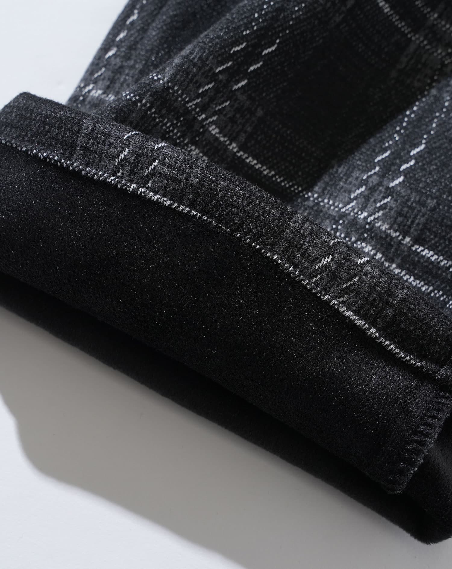 裏フリース極暖スリム見えパンツ