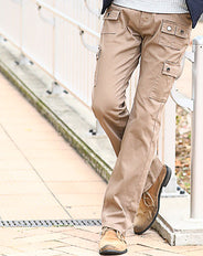 ポケットデザインカーゴデニムパンツ