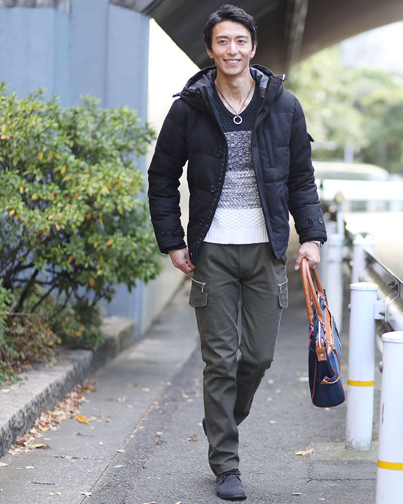 ウール混ダウンジャケット