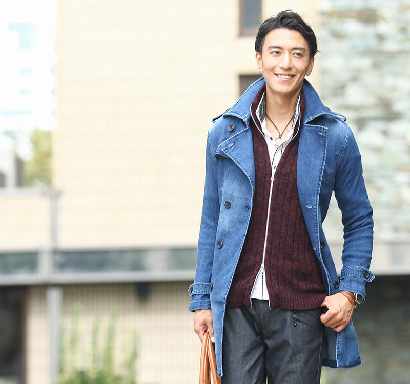 名作　Washed Work Trench Coat トレンチコート　デニム Supreme - supreme washed work trench coat S の通販 by はらぺこ's