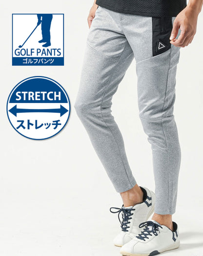 ストレッチポンチテーパードゴルフパンツ ゴルフパンツ メンズ おしゃれ かっこいい コーデ ブランド おすすめ スリム 細身 人気 40代 50代 ゴルフ スポーツ ストレッチ