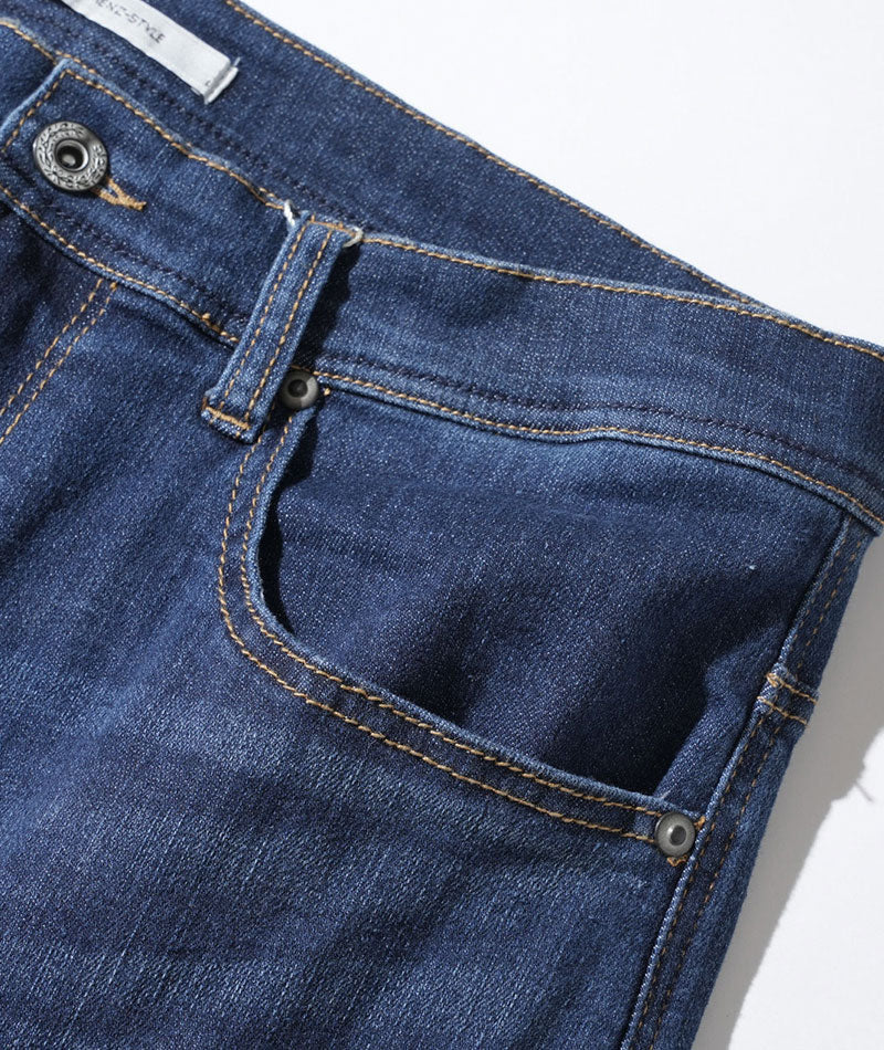 ブーツカットストレッチデニムパンツ