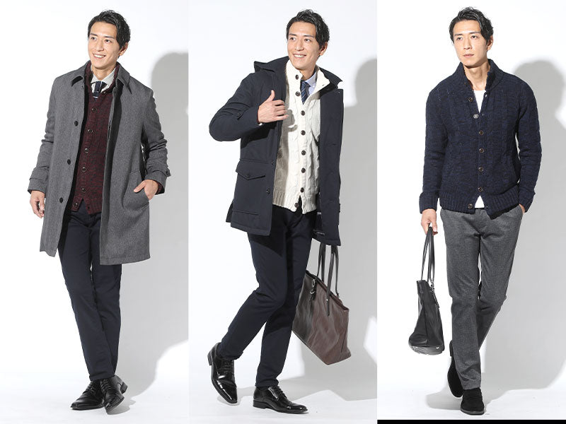 ニットアウター カーディガン メンズ ビジネスカジュアル ニット