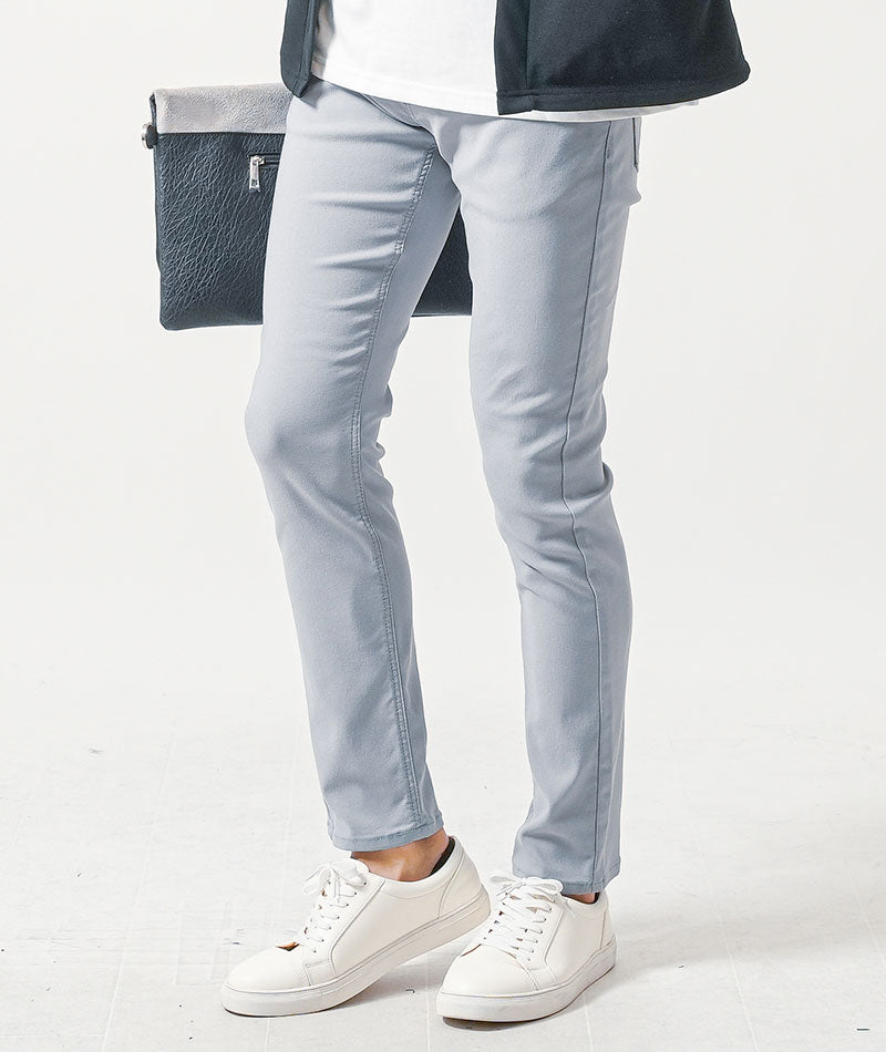 40代メンズ3点コーデセット　黒5分袖カーディガン×白半袖Tシャツ×グレーストレッチチノパンツ