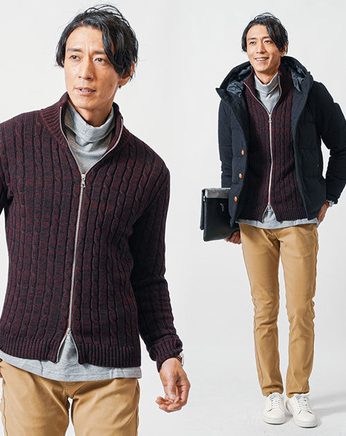 40代 メンズファッション 冬服 トップス 男性 カジュアル きれいめ