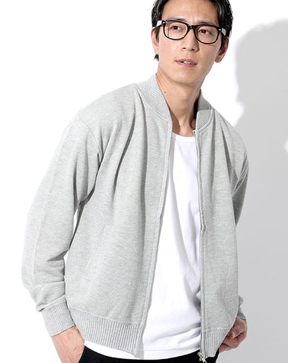 MA1風ニットジャケット Biz