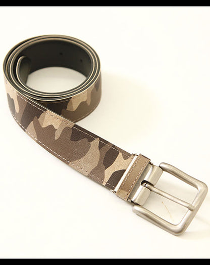 カモフラージュ柄デザインベルト