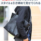 PUレザー編み込みデザインファスナー付きトートバッグ