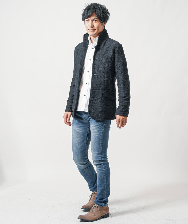 ジャケット メンズ 春 秋 冬 40・ 50代へも好評なデザインと高品質な上級モデル ウール 羊毛 ビジネス カジュアル コート テーラード ジャケット メンズ 春 秋 冬 ビジネス カジュアル