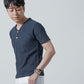 Tシャツ カットソー メンズ 半袖 Vネック おしゃれ ブランド 人気 おすすめ 無地 コーデ 40代 50代 大きいサイズ ワッフル素材