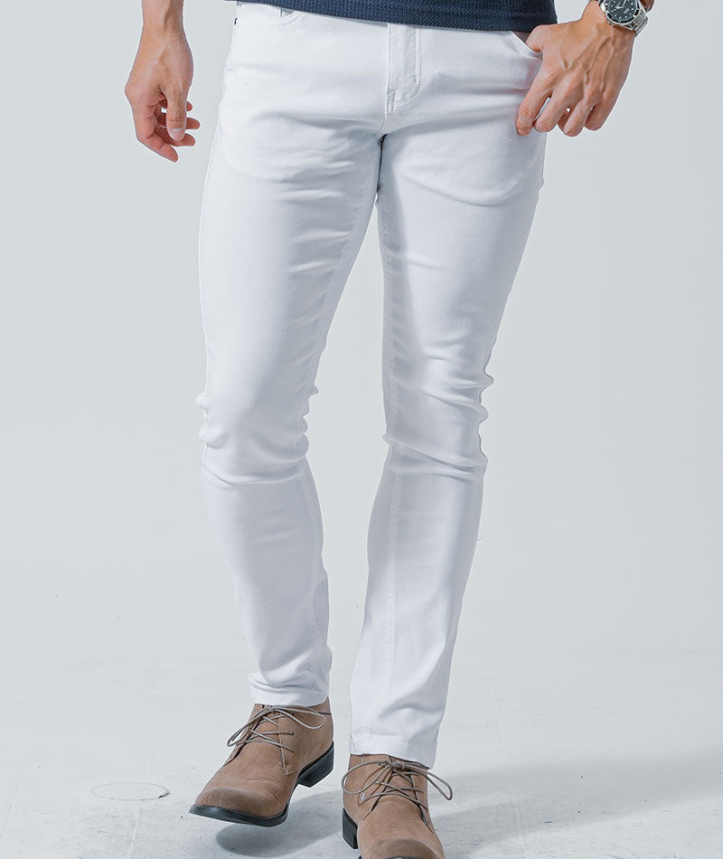 40代・50代の男性におすすめ3点メンズコーデセット　グレー5分袖テーラードジャケットト×ネイビー半袖Tシャツ×白スリムチノパンツ
