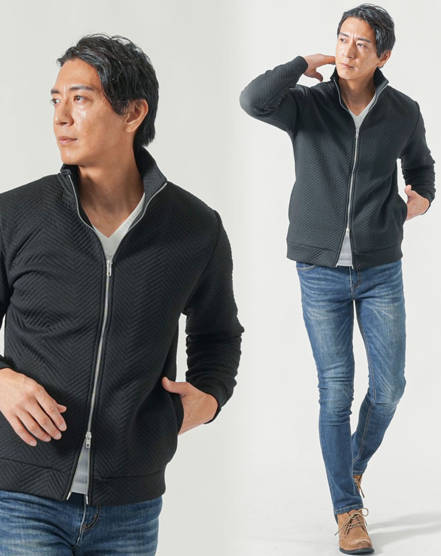 コーデ3点セット オフィスカジュアル スマートカジュアル メンズ 男性 春 秋 冬 50代 3