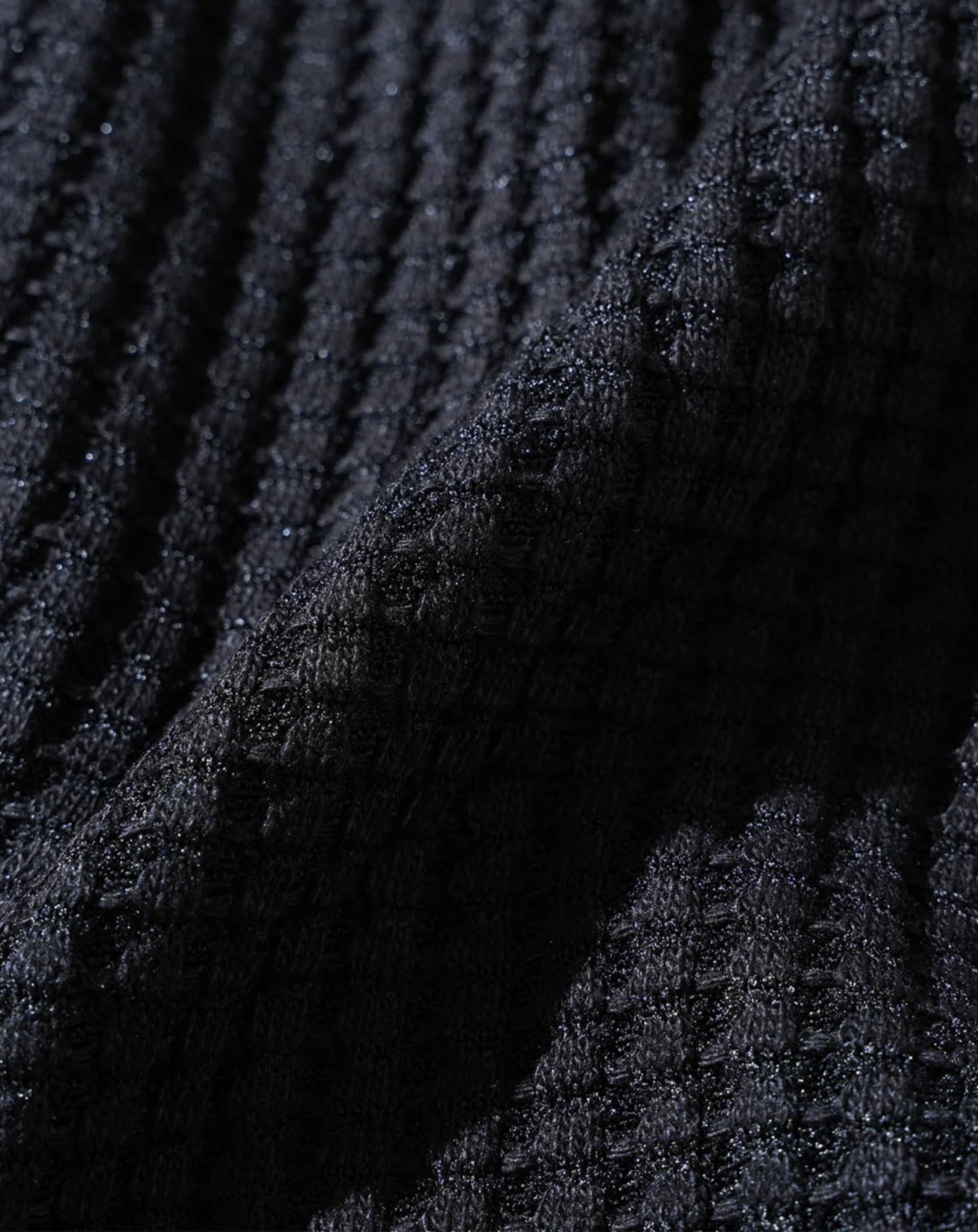 ワッフルショールカラーカーディガン