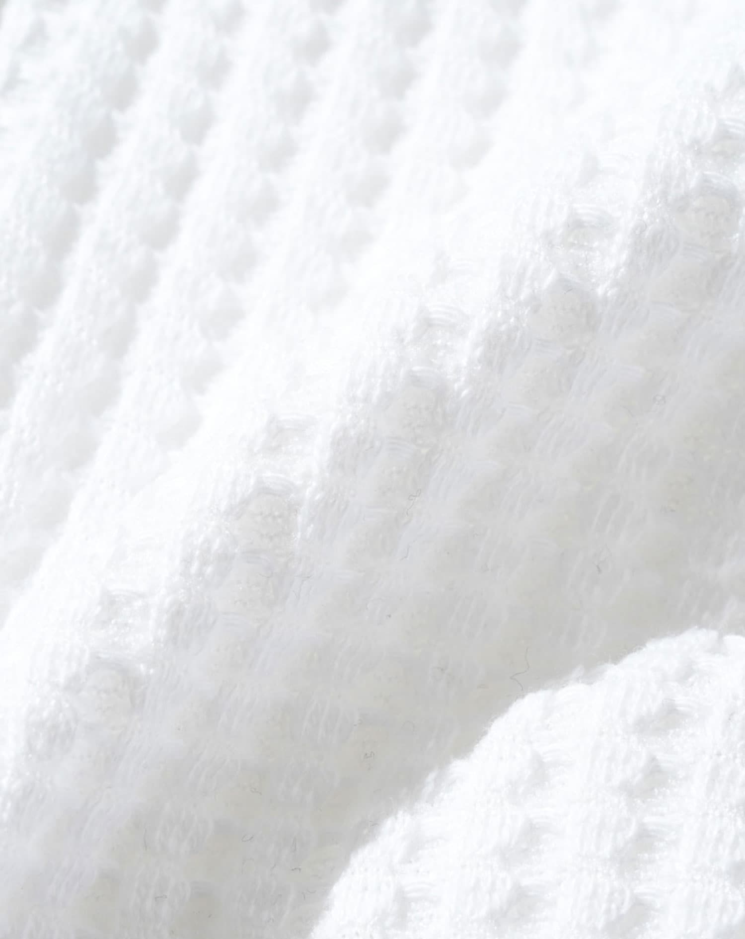 ワッフルショールカラーカーディガン