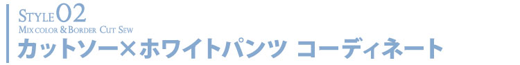 杢デザインレイヤードＶネック半袖カットソー×ランダムボーダー半袖レイヤードカットソー　２点セット