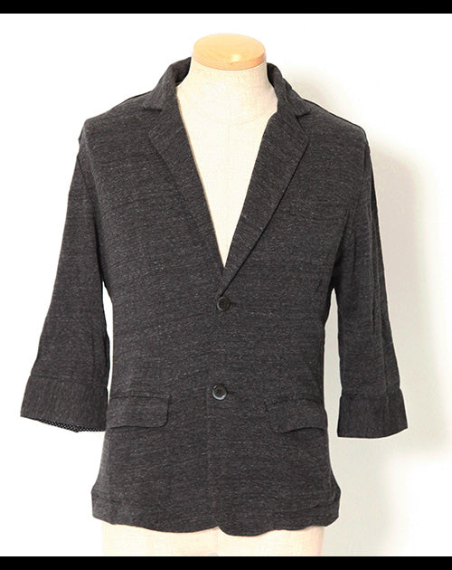 カット地７分袖テーラードジャケット