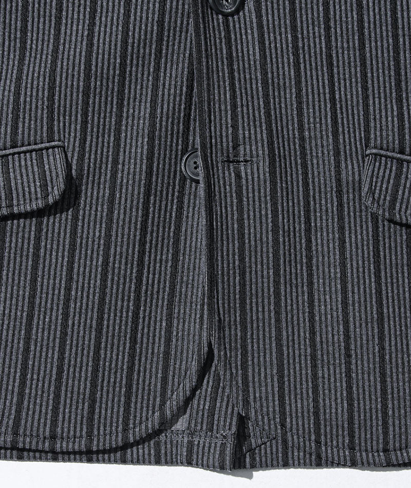 人気カラー　アースカラー　ジャケット　中綿　フルジップ　シンプル　茶色　LO16