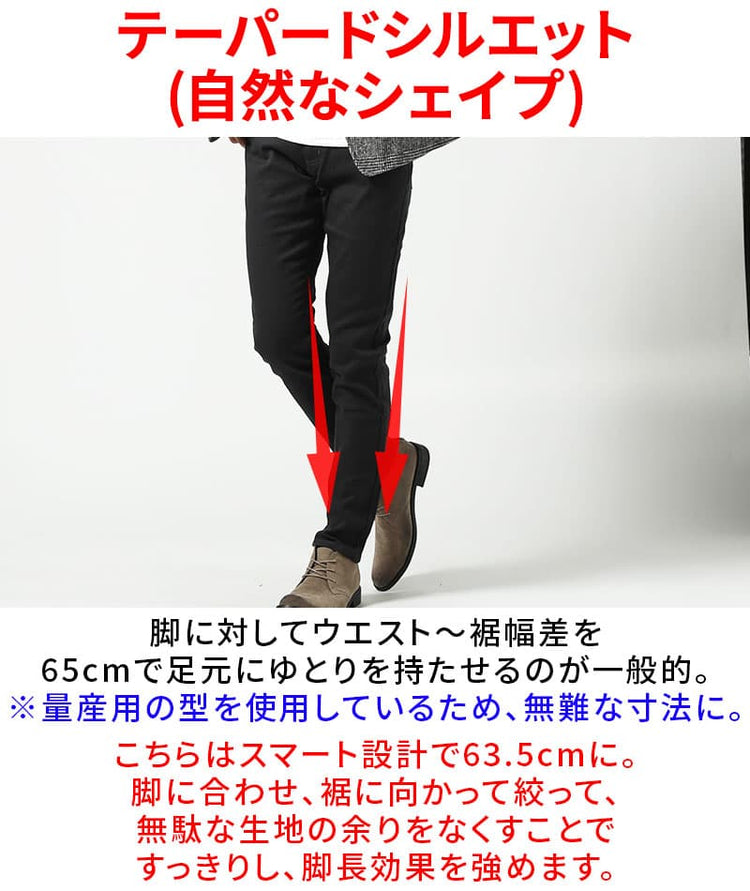 テーパードの説明画像