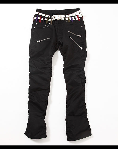 シャーリング加工カラフルベルトループパンツ ｜ メンズファッション